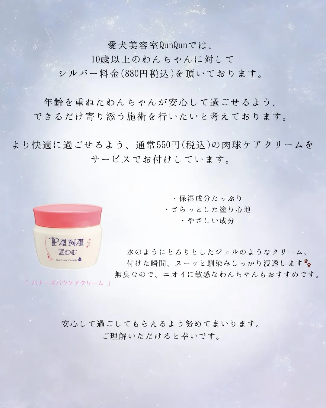ꕤ︎︎シルバー料金についてꕤ︎︎